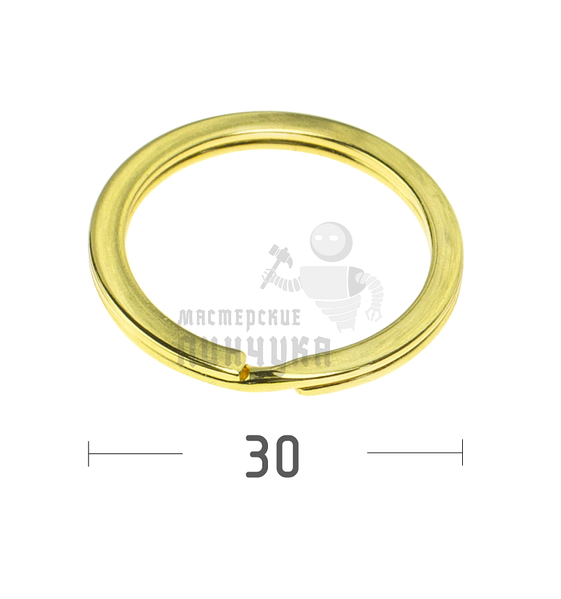 КОЛЬЦО ЗОЛОТО 30D ПЛОСКОЕ