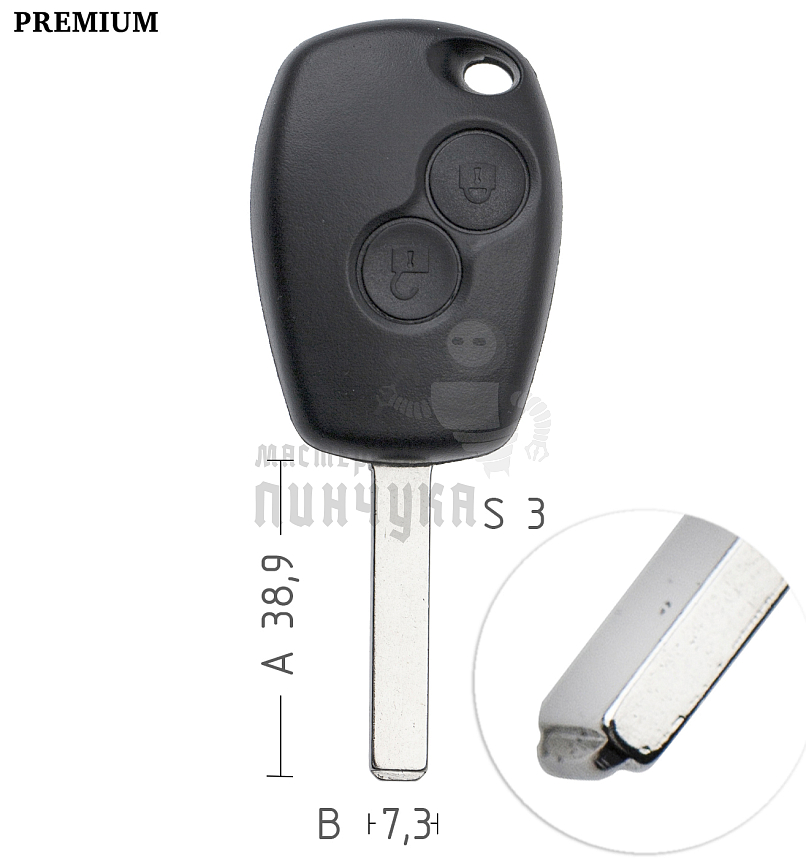 Корпус  Renault VA2 2кн ремкомплект  КНР