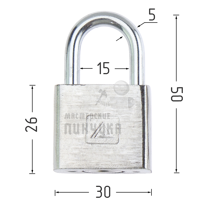 Навесной замок СТАНДАРТ HD-301