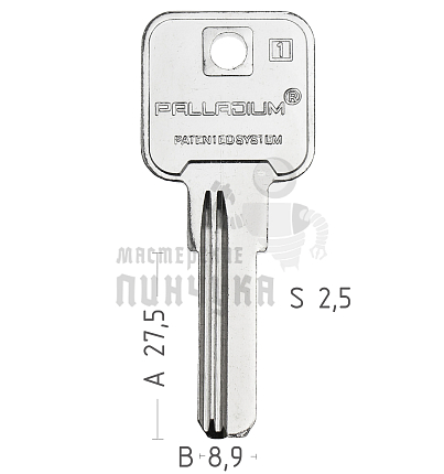 PALLADIUM 1 (2 ПАЗА 28*8.9*2.5) КНР