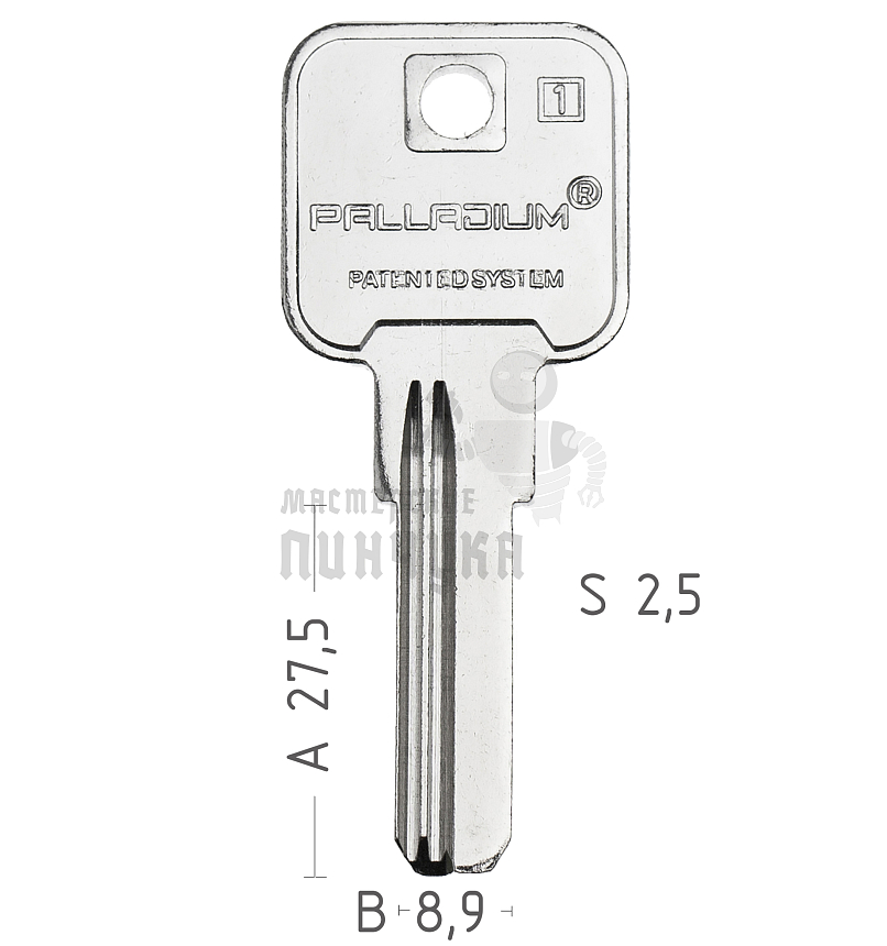 PALLADIUM 1 (2 ПАЗА 28*8.9*2.5) КНР
