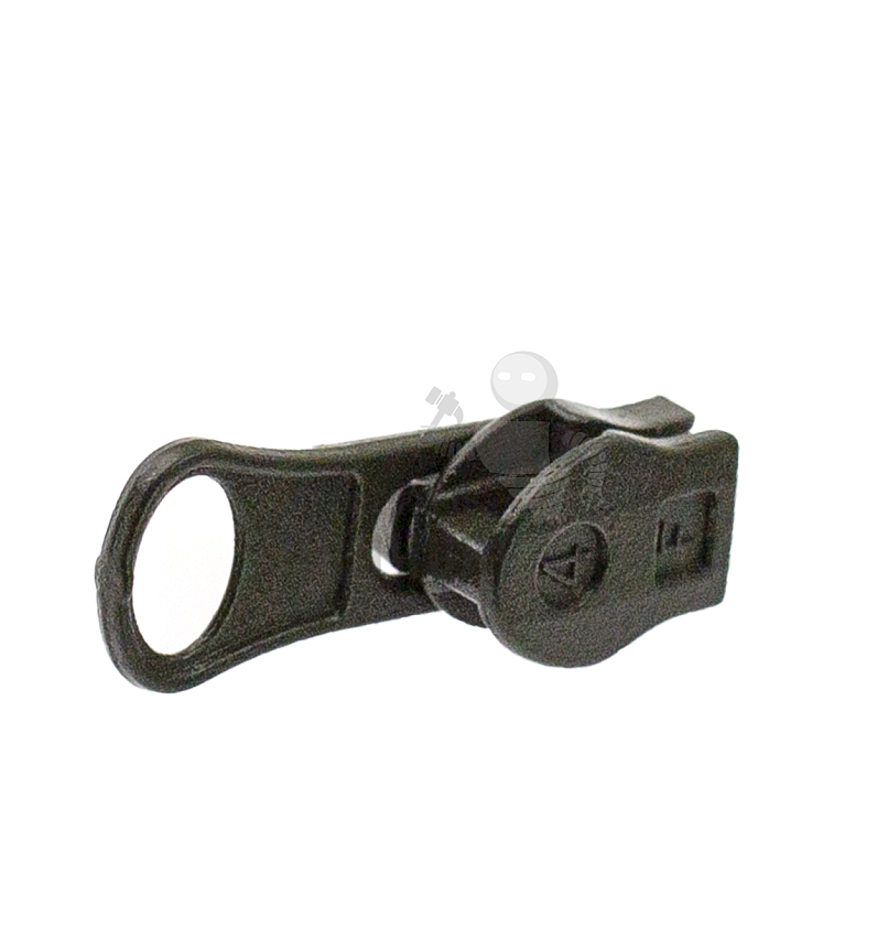 Бегунок для спиральной (витой) молнии, тип 4, автомат, ГРУША цв. 328 хаки