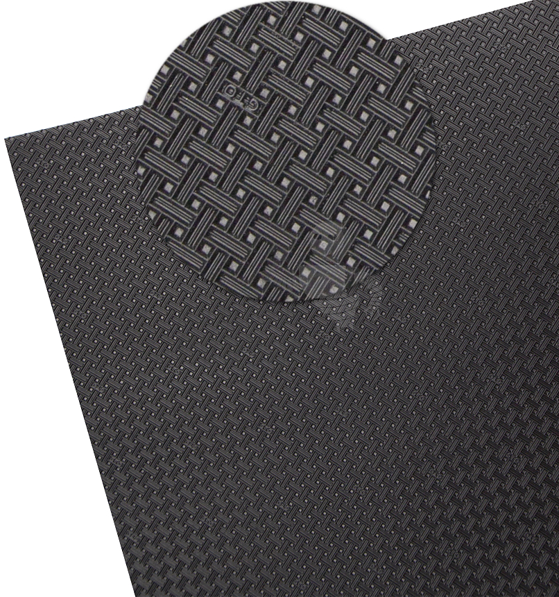 Профилактика "GTO Italia" CROSSHATH 1000*500*4мм черн.