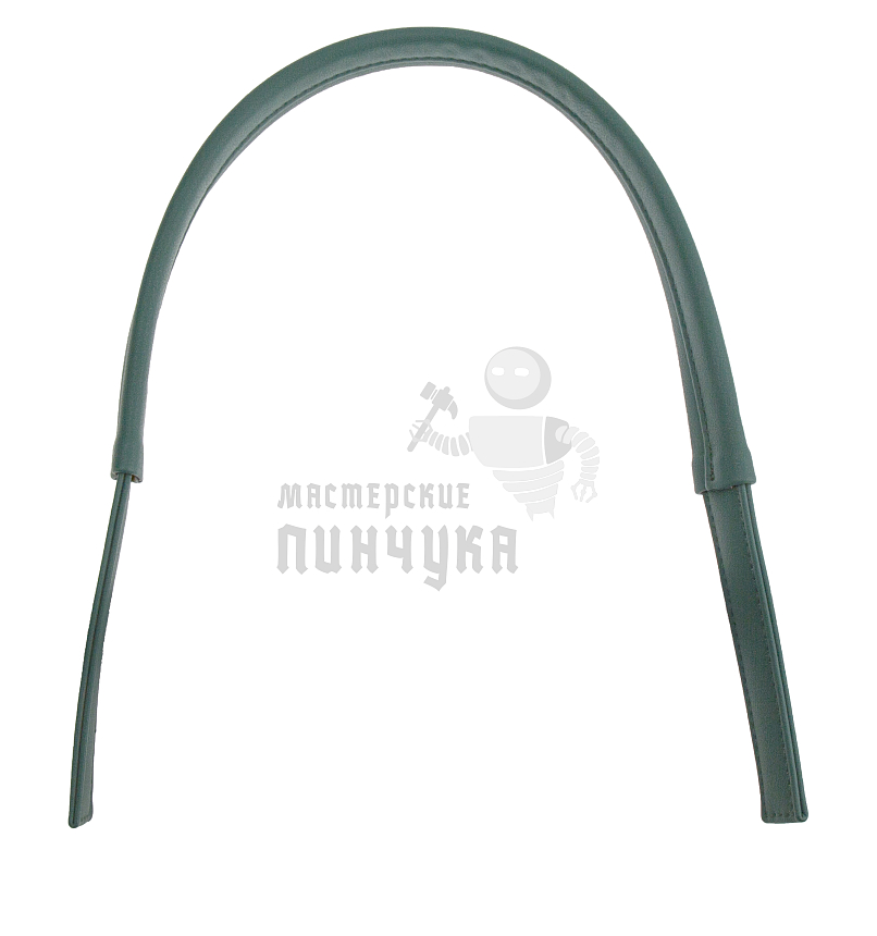 Ручка сумочная, плоская (7156), 65см, цв.изумрудный