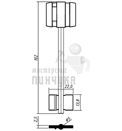 BRD4DP (силумин)