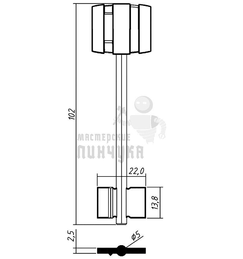 BRD4DP (силумин)