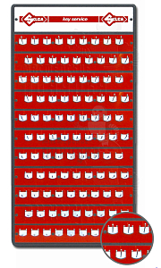СТЕНД Silka Key Organiser - Чертеж