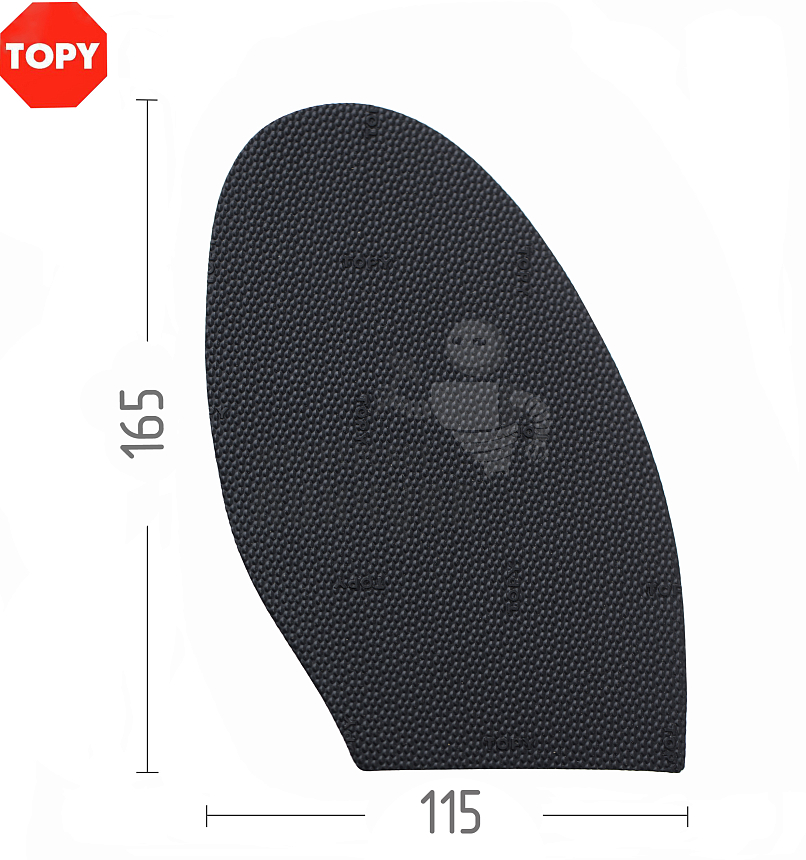 Проф. формованная Topy Verasem 1.7мм H1 Черный