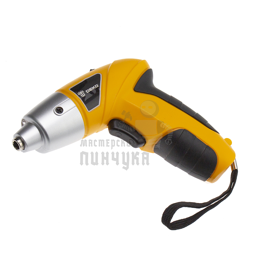 Аккумуляторная отвертка DEKO ZKS4 с набором бит (10 шт.)