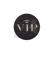 Самоклеющийся диск c картинкой VIP,сетка 40мм (H2) - Чертеж