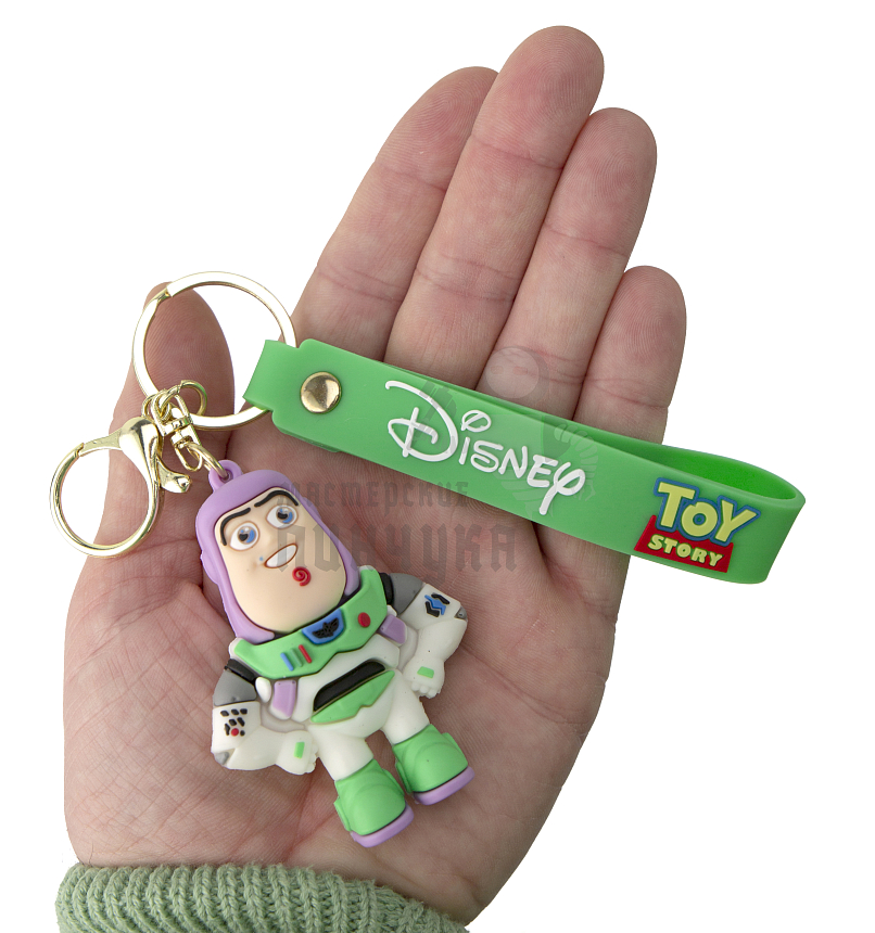 Брелок для ключей "История игрушек", Базз Лайтер + карабин