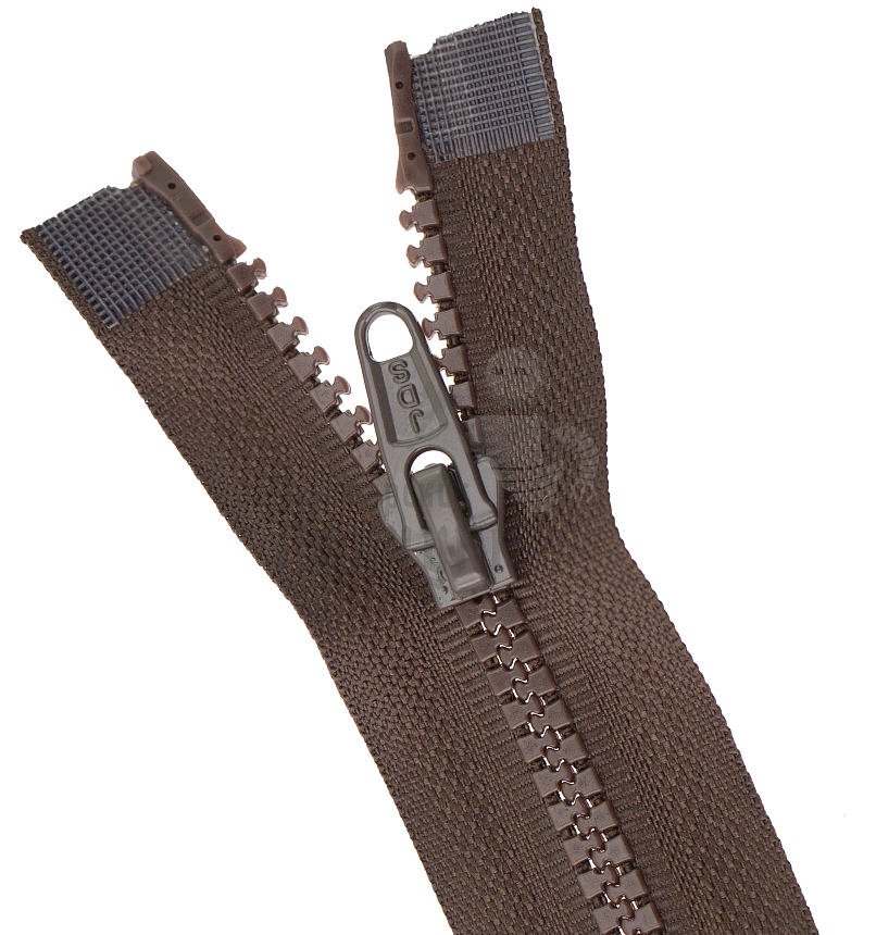 Молния Трактор "JUDSON", 80см, Тип-5, разъёмная двухзамковая, цв.т/коричневый