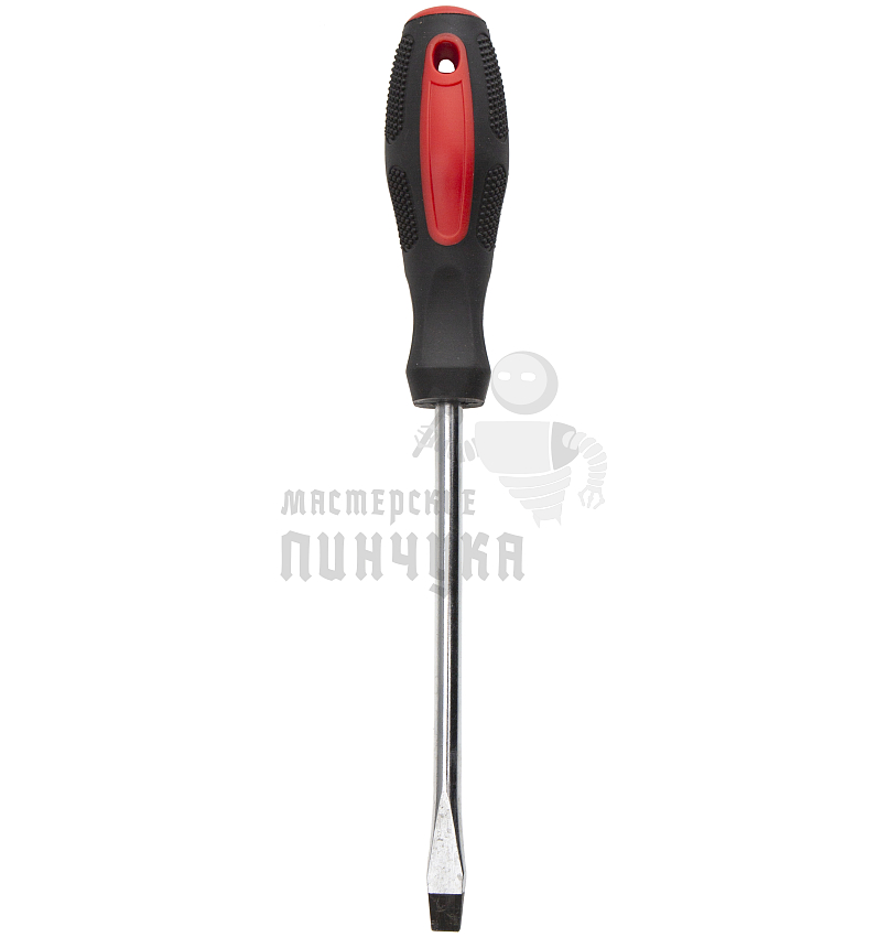 Отвертка прямая шлица 8.0х150мм CrV арт 0185 "Люкс"