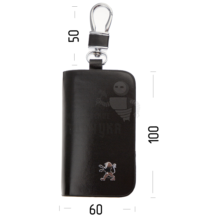 Ключница с карабином PEUGEOT