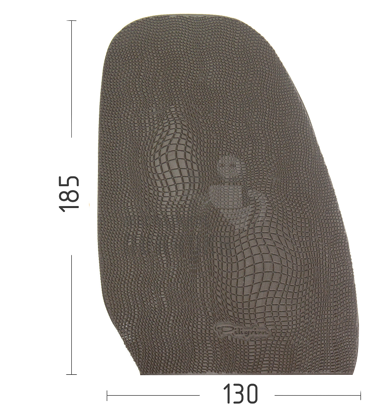 Проф. формованная Piligrim "Черепашка", разм. XL, 185х130х1,8мм, цв. коричневый