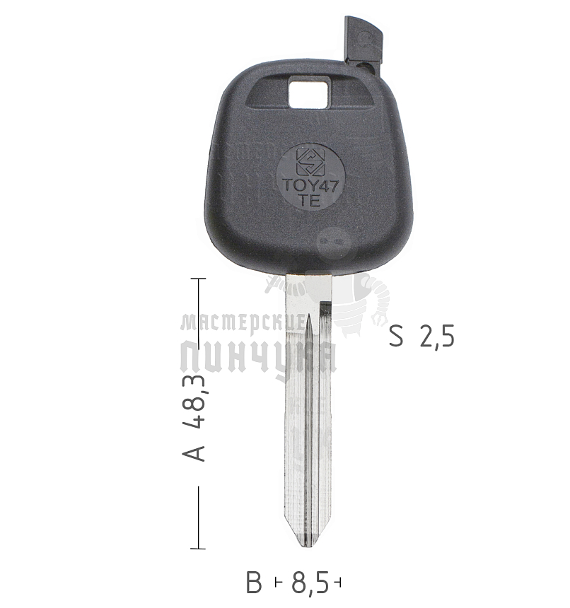 T00TY45P TP00TOYO-19P TOY47T0 а/пласт.с мест.п/чип TOYOTA