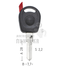 T00HF44P TP00VO-2P HU49T5 а/пласт.с мест.п/чип VW - Чертеж