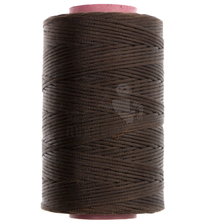 Нитки прошив.вощеные 300D-200м, темно-коричневый