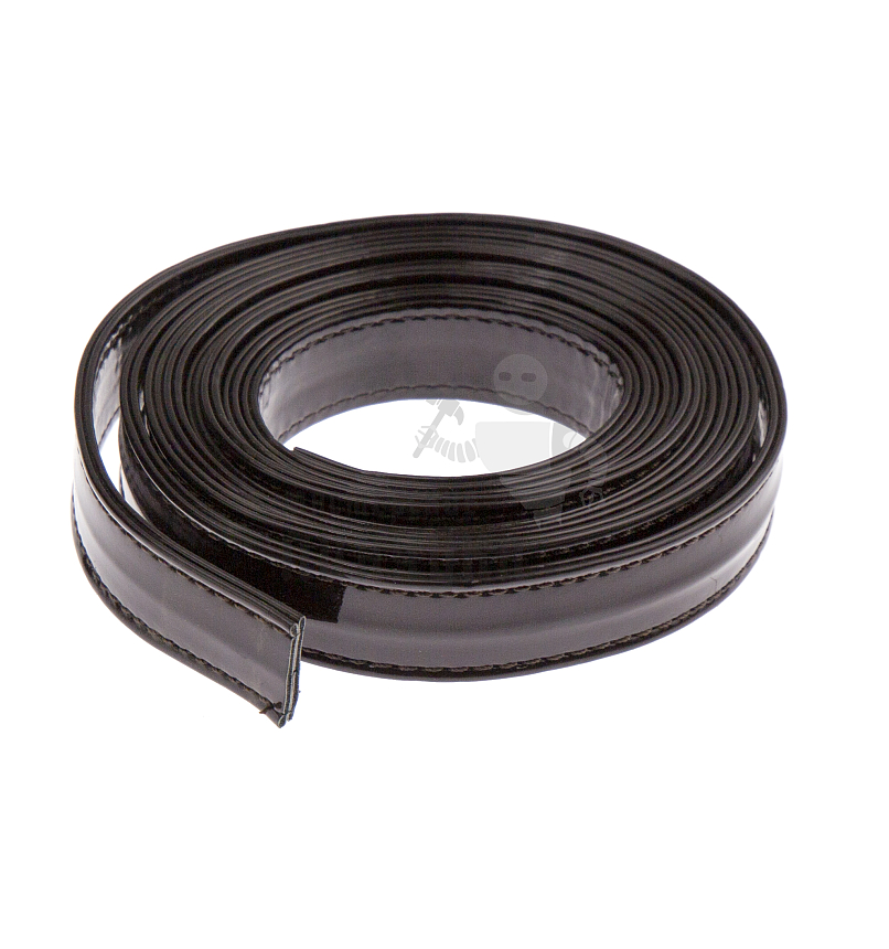 Ручка сумочная плоская 2см*2м Китай Темно-Коричневый лак (971-2)