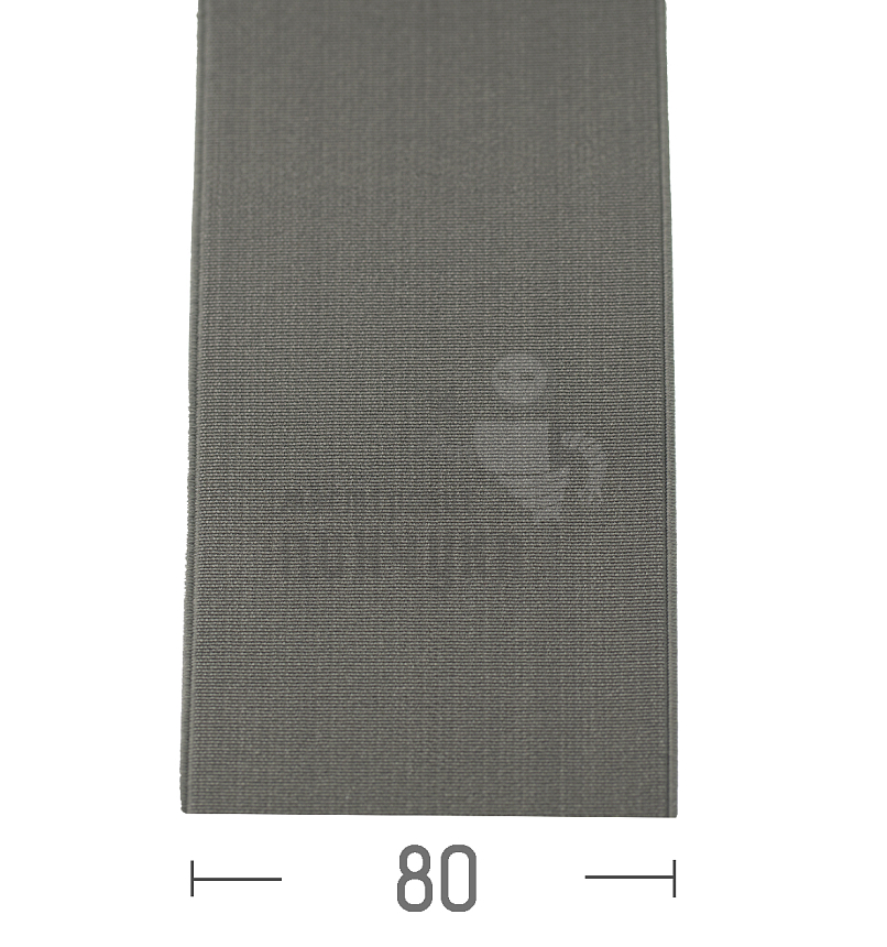 Резинка башмачная 80мм, цв.серый