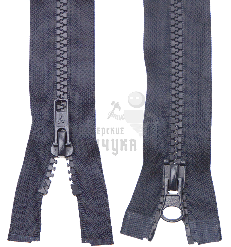 Молния Трактор "GAMMA" G3052 80 см Тип 5 разъёмная двухзамковая №318 т.синий