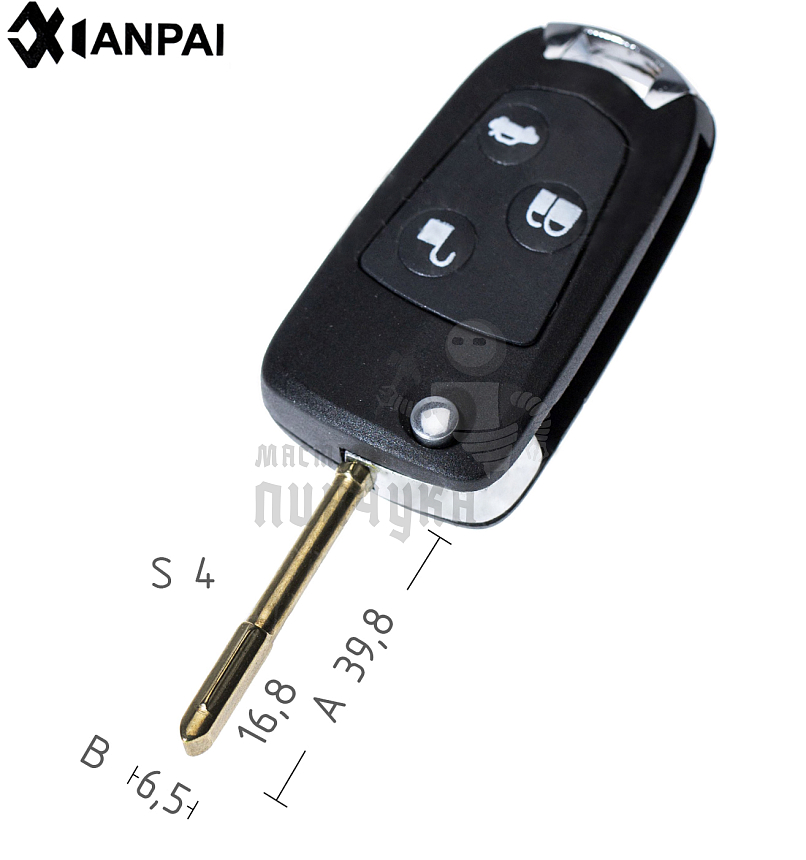 Корпус выкидного ключа  FO6 FO21 TB1 КНР