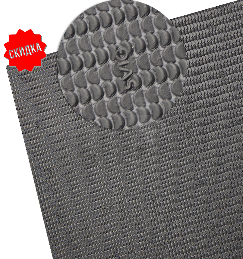 Лист профилактический SVIG 305 SOUND TREKKING 63х73см 2/2,5мм черный