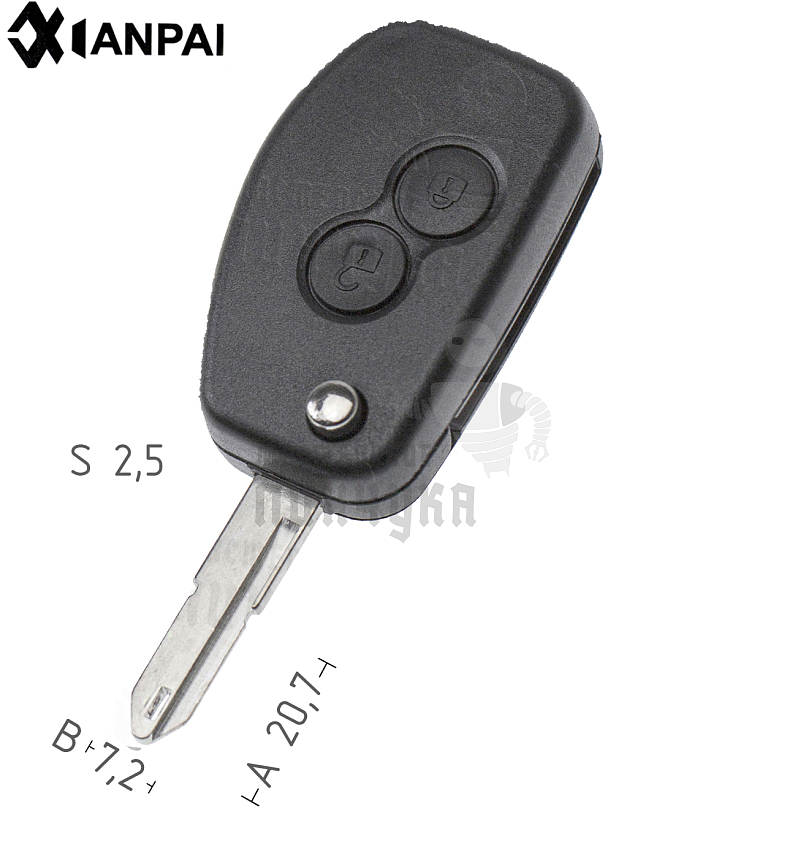 Корпус  Renault Tuning 206(NE73)3кн.ремкомплект  КНР