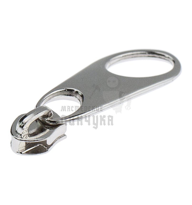 Бегунок для спиральной молнии, тип 5, сумочный N12 цв. никель