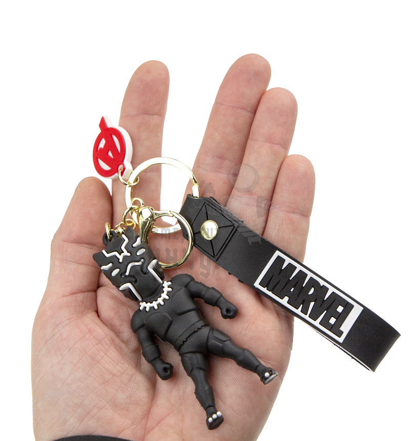 Брелок для ключей "Черная Пантера" + карабин