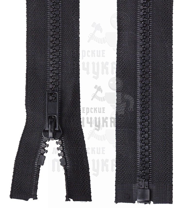 Молния тракторная, тип 5, 70см, цв. черный 322 