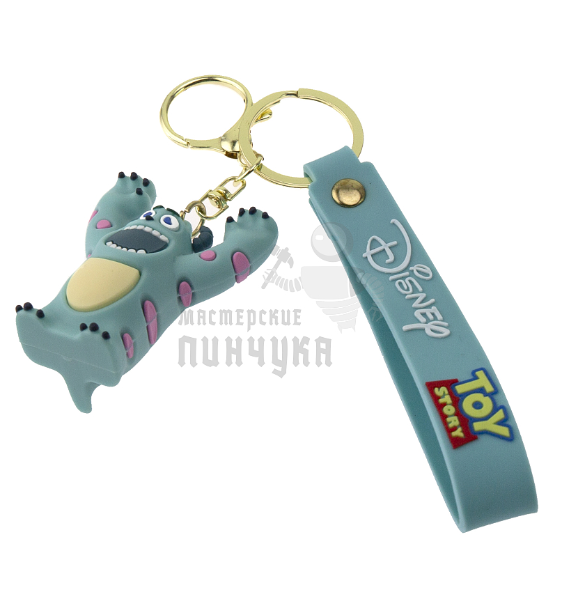 Брелок для ключей "Корпорация Монстров", Джеймс Пи Салливан + карабин