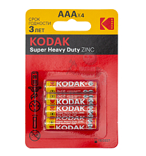 Батарейка Kodak SUPER HEAVY DUTY Zinc R03 AAA BL4 1.5V (4/48/240/54000) - Чертеж