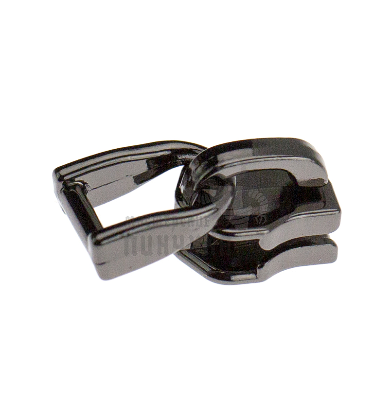 Бегунок сумочный Т5 "JX" (0493), металл, тёмная гальваника