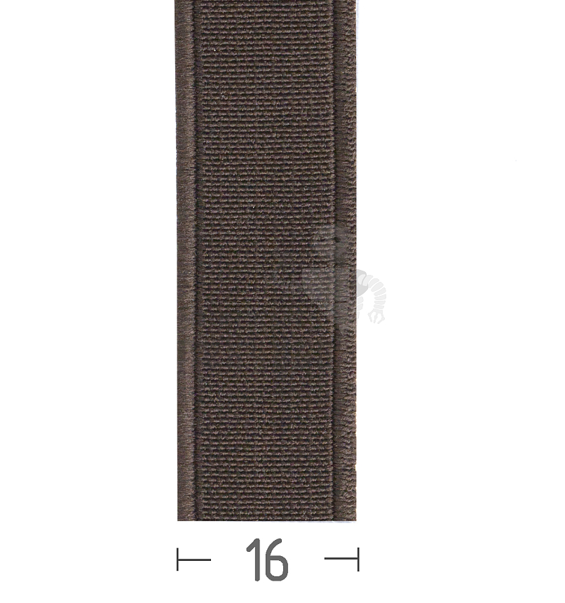 Резинка башмачная 16мм. Коричневая