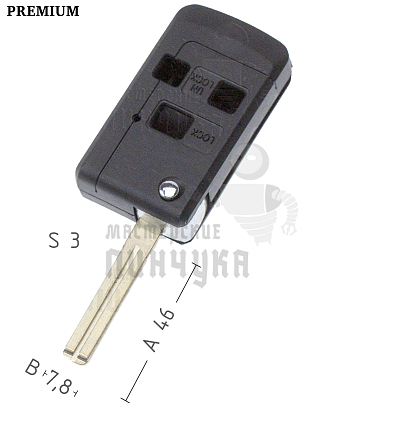 Корпус  LEXUS M02 3кн    КНР