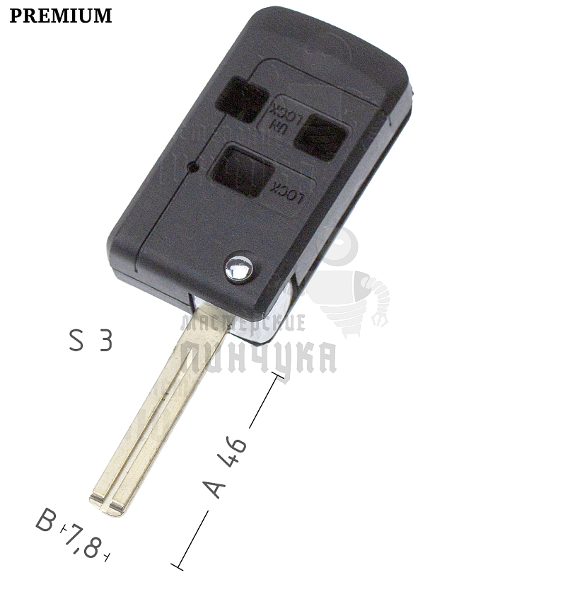 Корпус  LEXUS M02 3кн    КНР