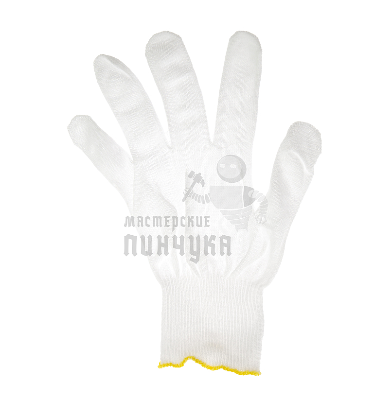 Перчатки нейлоновые белые
