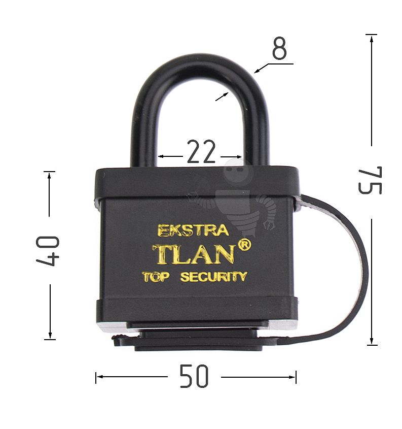 Навесной замок EXTRA TLAN ОРЁЛ 50мм