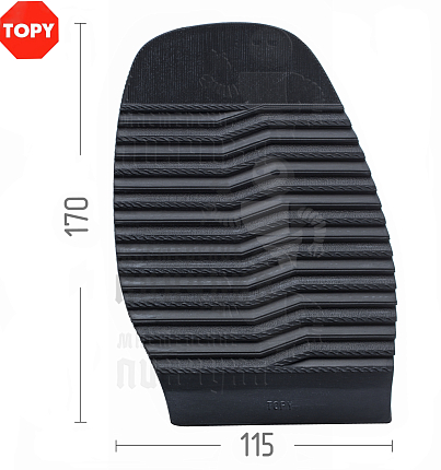 Проф. формованная Topy Serac 42 Черный