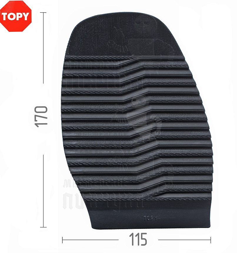 Проф. формованная Topy Serac 42 Черный