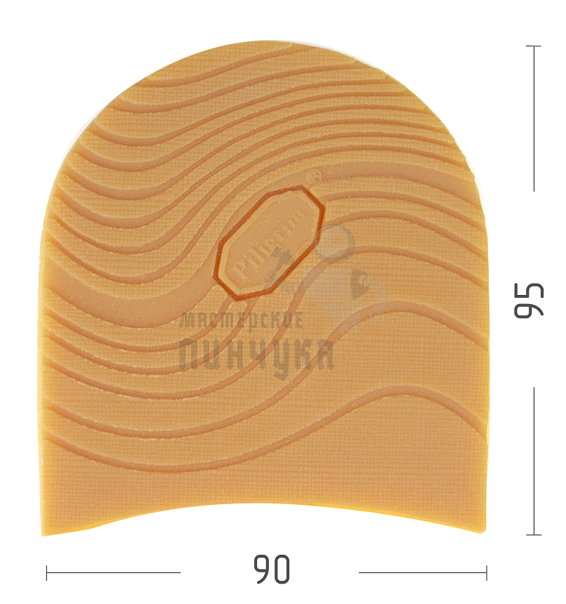 Набойка PILIGRIM Н0026, цв. темно бежевый