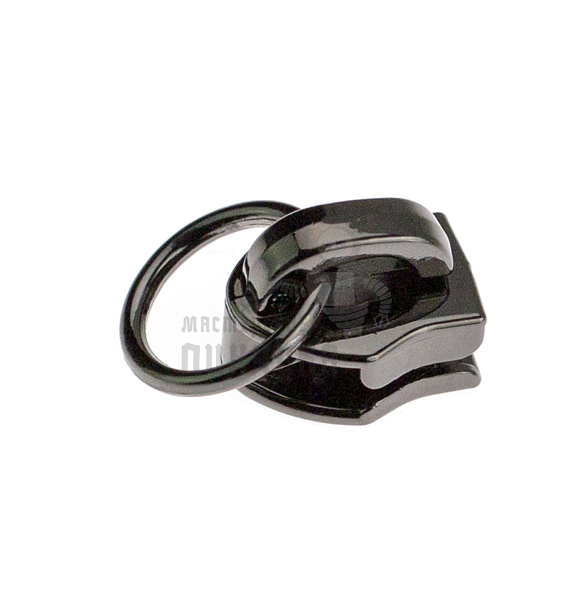 Бегунок сумочный Т7 "JX" (0157), нейлон, темная гальваника