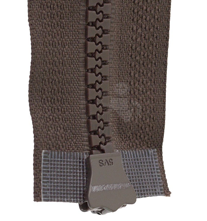 Молния Трактор "JUDSON", 120см, Тип-5, разъёмная двухзамковая, цв.т/коричневый