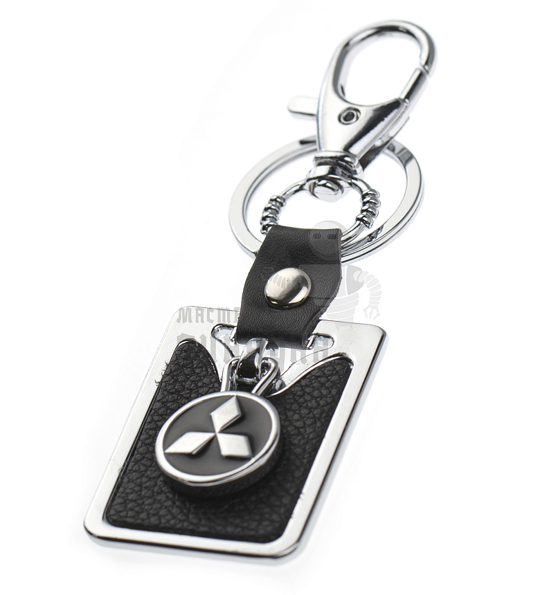 Авто карабин с кольцом для ключей MITSUBISHI