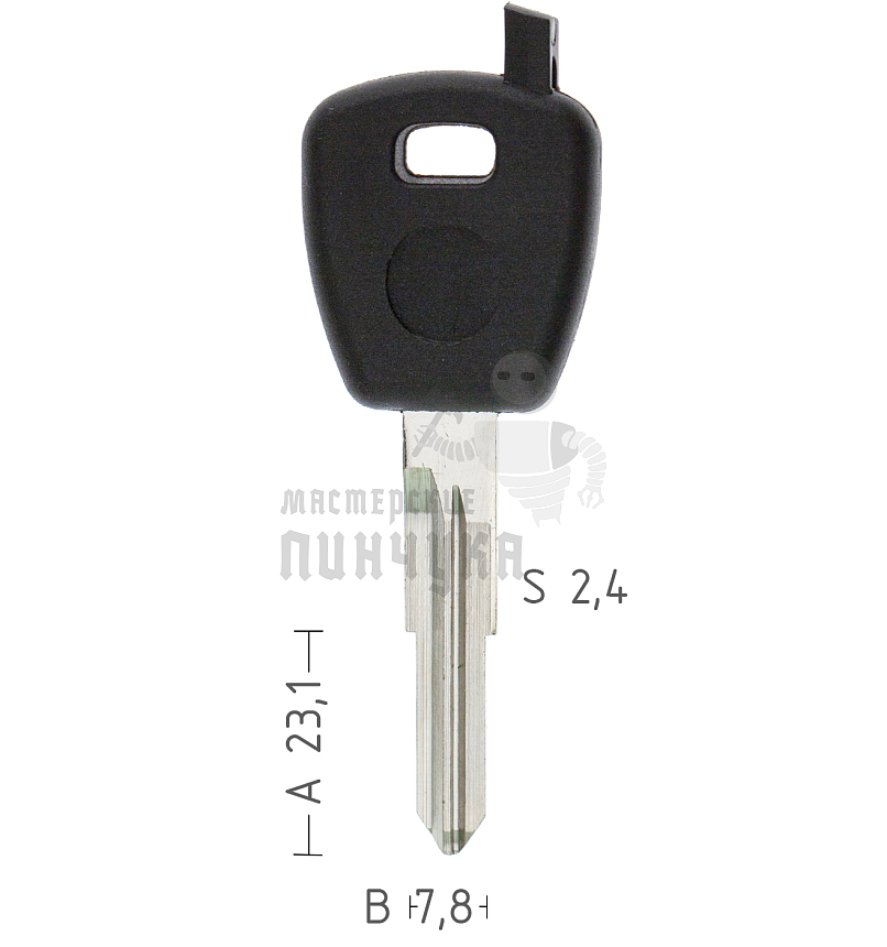 HON65RTE а/пласт.с мест.п/чип HONDA