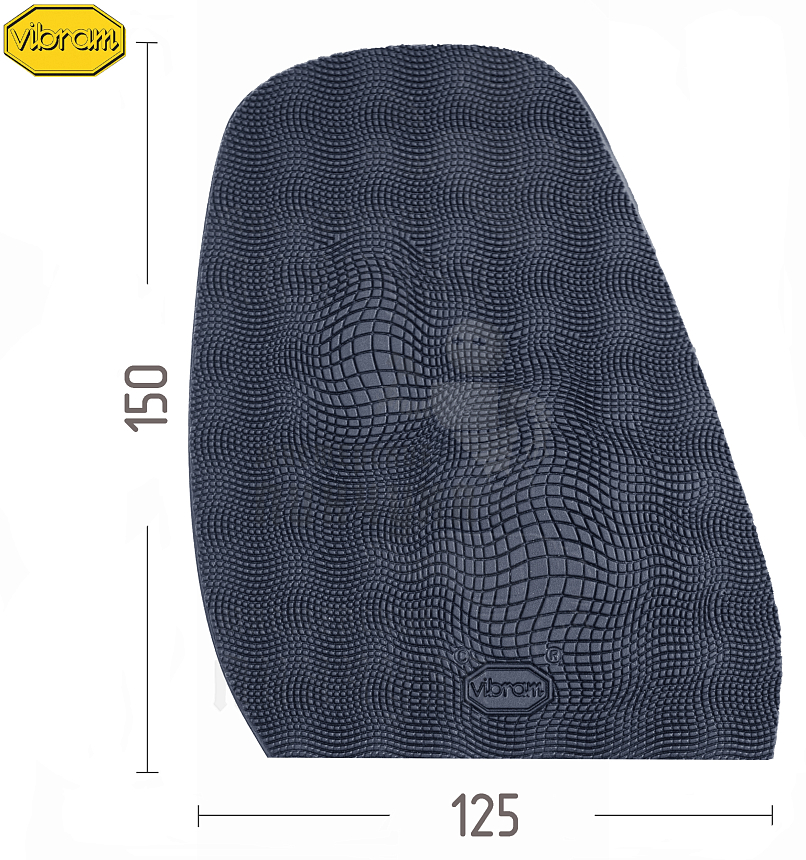 Проф. формованная VIBRAM 2340 (010) Explosion, Черный