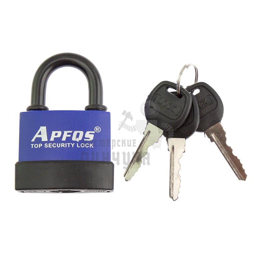 Навесной замок APFQS 55мм (короткая дужка)