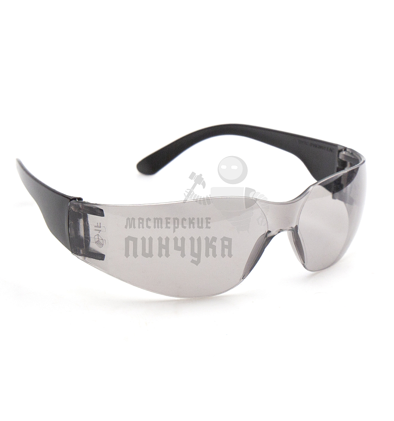 Очки защитные открытые, поликарбонатные, затемненные ОЧК203 (0-13023) Россия