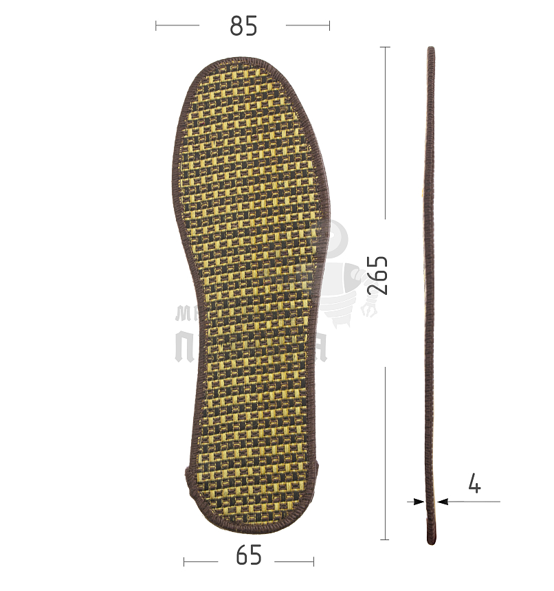 Стельки для обуви,бамбук (В94) р.43